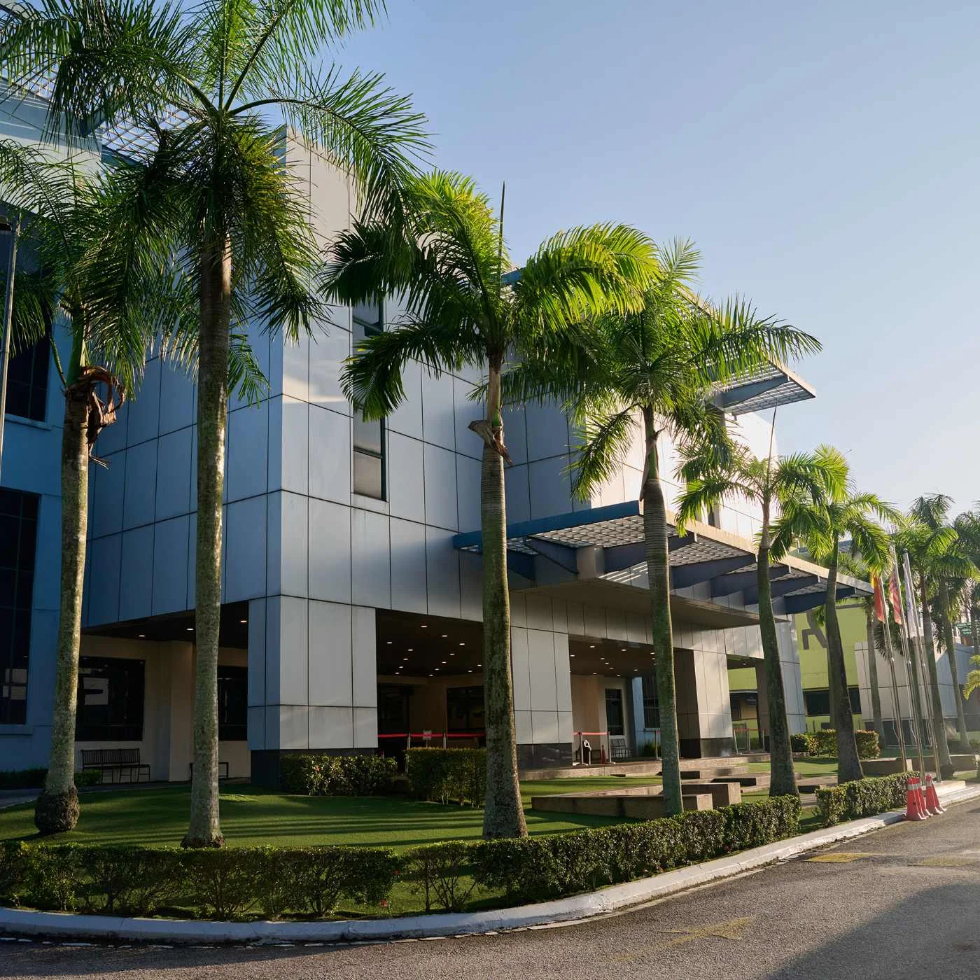 APS campus viewed from the outside