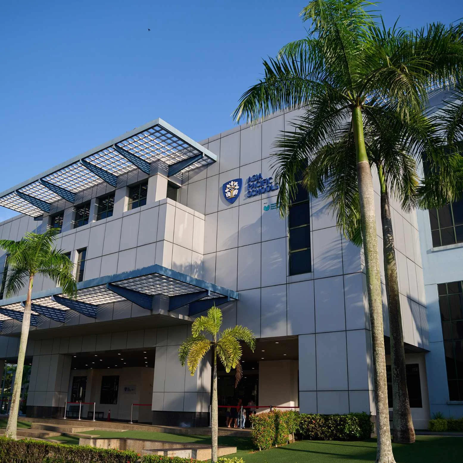 Asia Pacific school building from the outside