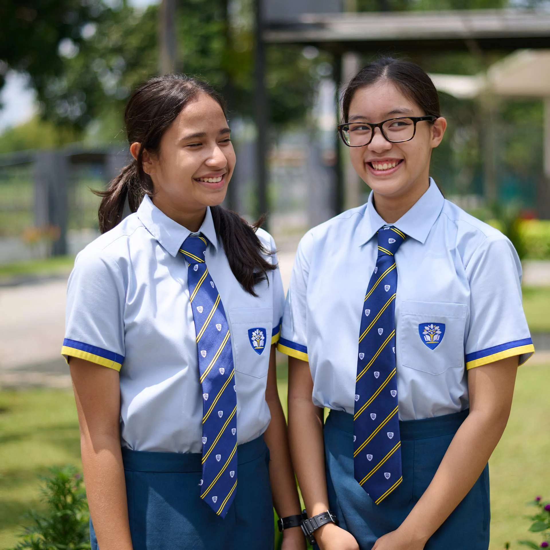 Asia Pacific School students smiling
