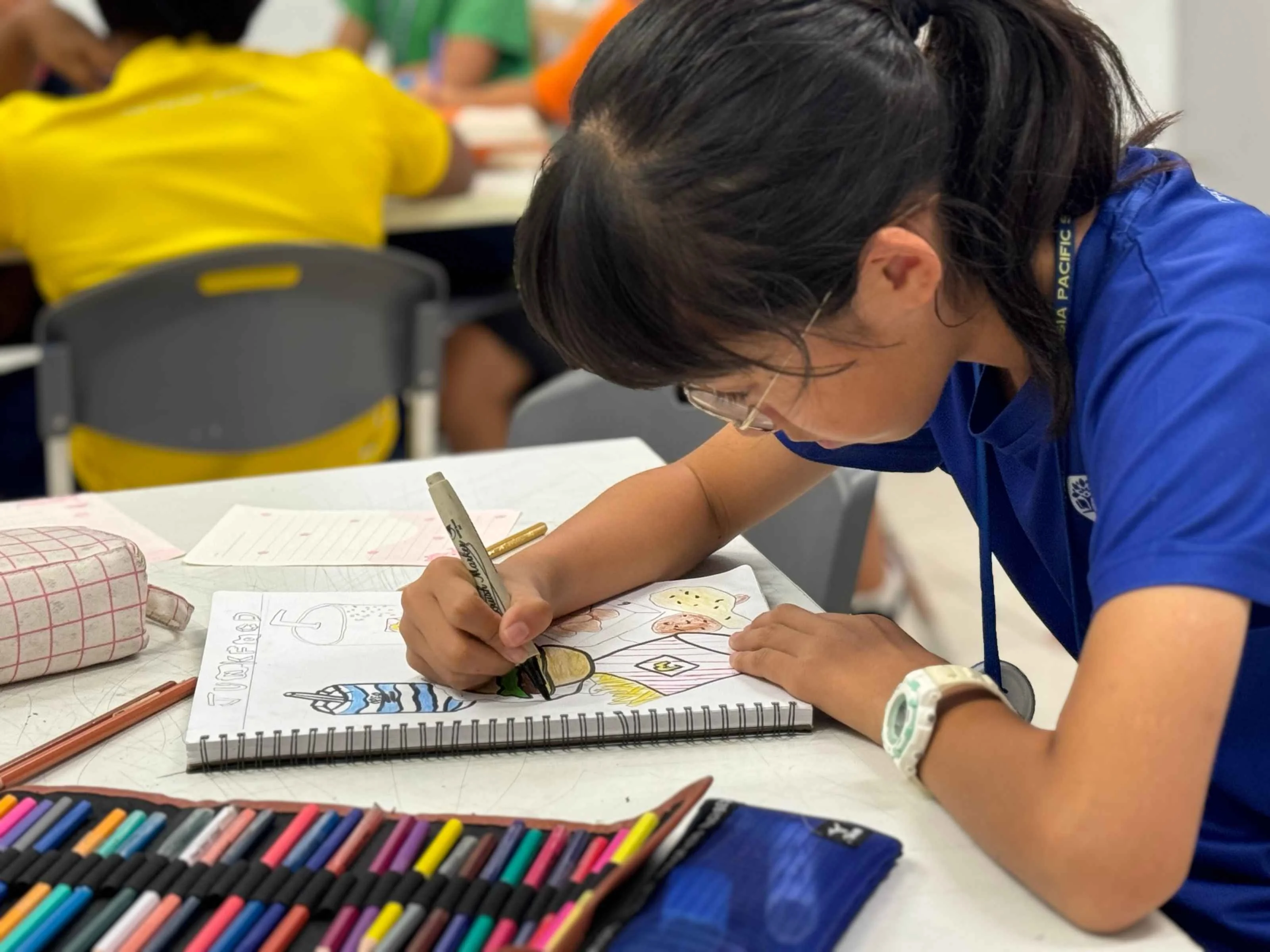 Kid drawing